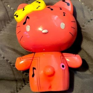 - RARE SANRIO Hello Kitty Music Note Boom Box Figurine